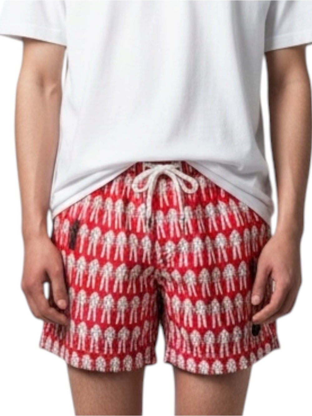 GAP Red Swim Trunks with White Stormtrooper Print Size 10 (BOY) -- GENTLY WORN!!